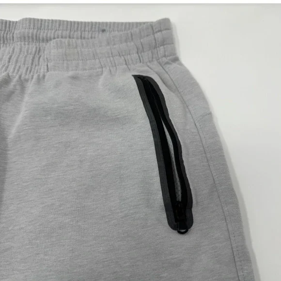 Old Navy Dynamic Fleece Shorts Men Stretch Light Gray Elastic Waist Men Small - Picture 11 of 11